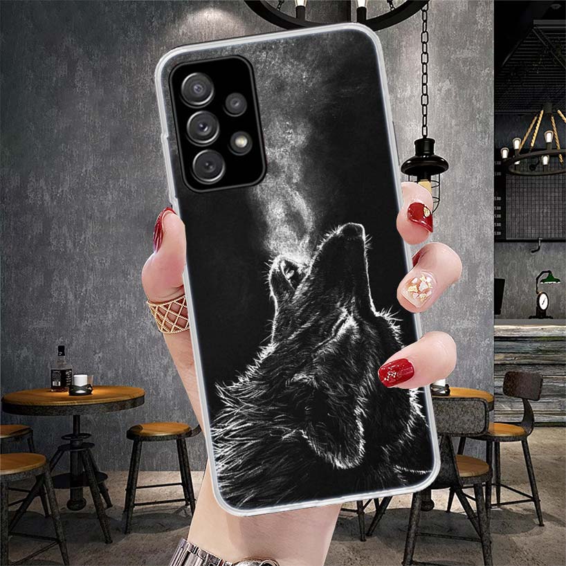 Angry Animal Wolf Fierce Soft Phone Case For Samsung Galaxy S22 S23 S24 S25 Edge S26 Ultra S20 FE S21 Plus + Fundas Coque Galaxy