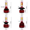 6000K H11 LED H7 H4 9005 9006 Авто Q1 Светодиодные лампы для фар автомобиля 200 Вт 40000 лм Светодиодные огни для стайлинга автомобиля