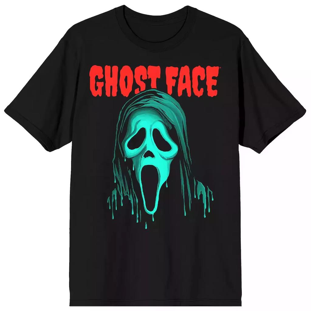 2025 New Summer Top Ghostface T-Shirt Printed T-Shirt Women's Hip Hop Streetwear Oversized T-Shirt Fashion T-Shirt Men's T-Shirt