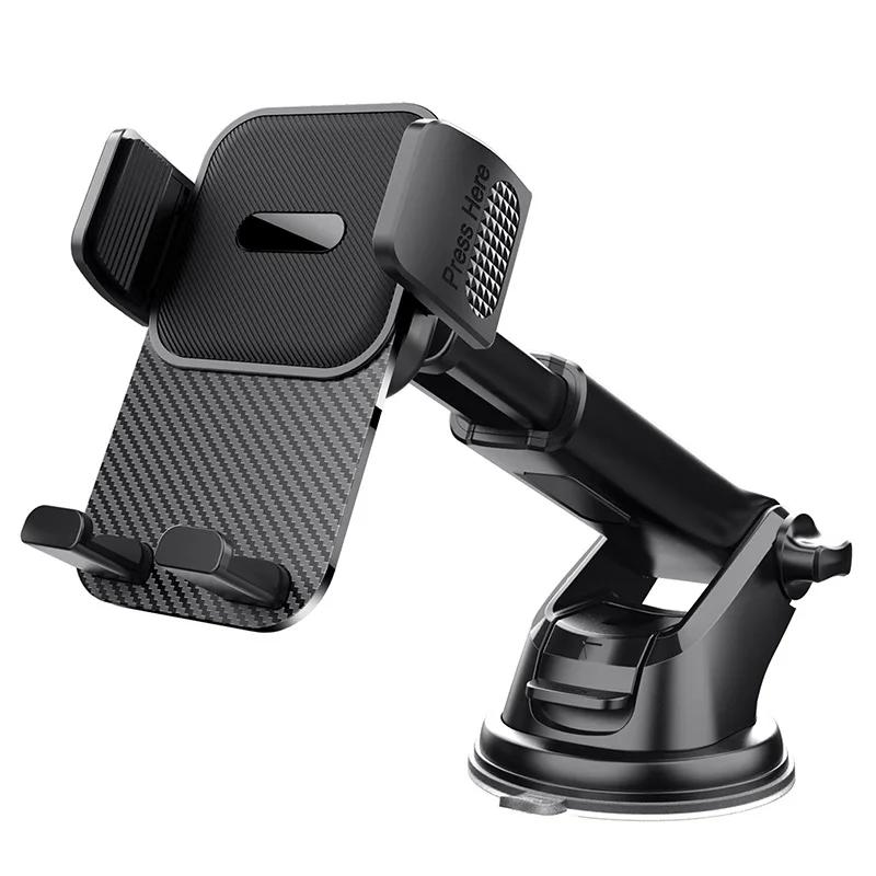 Car Cell Phone Holder Cellphone Mount for Dashboard Windshield Auto Dash Mobile iPhone Stand Support Clip Fit 4.7-7" Smartphone
