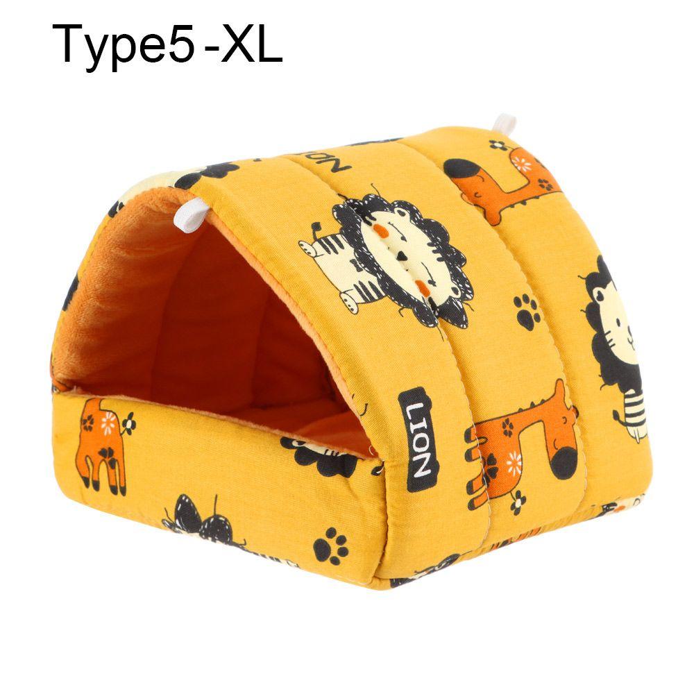 Cute Mini Cage Comfortable Winter Guinea Pig Nest Small Animal Sleeping Bed Warm Mat Hamster House