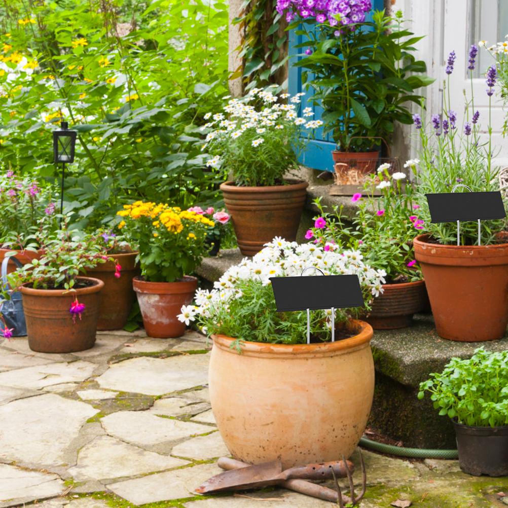 12 шт. Металлические бирки для растений Погодоустойчивые садовые маркеры Таблички Этикетки для овощей Трав цветов