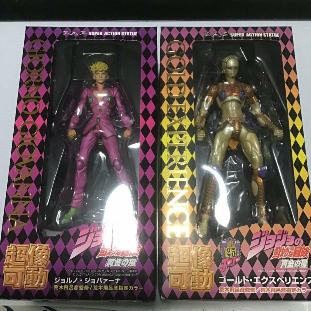 JoJos Bizarre Adventure Super Action Statue Giorno Gold Experience Figure 2 set