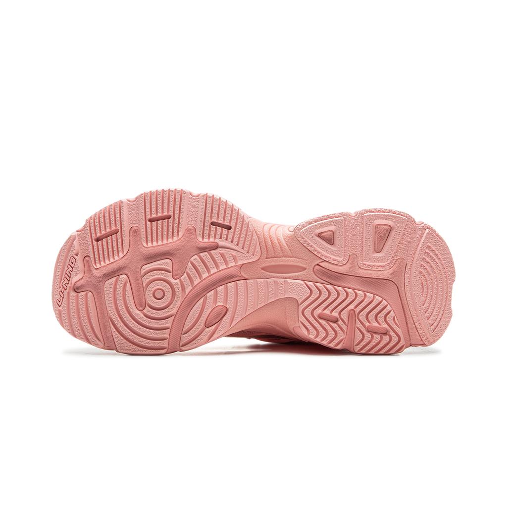 Li Ning Starry Y2K Millennium Style Soft Rebound Retro Thick Sole Shock Absorption Non-Slip Wear-Resistant Breathable Low-Top Dad Shoes AGCU372-5