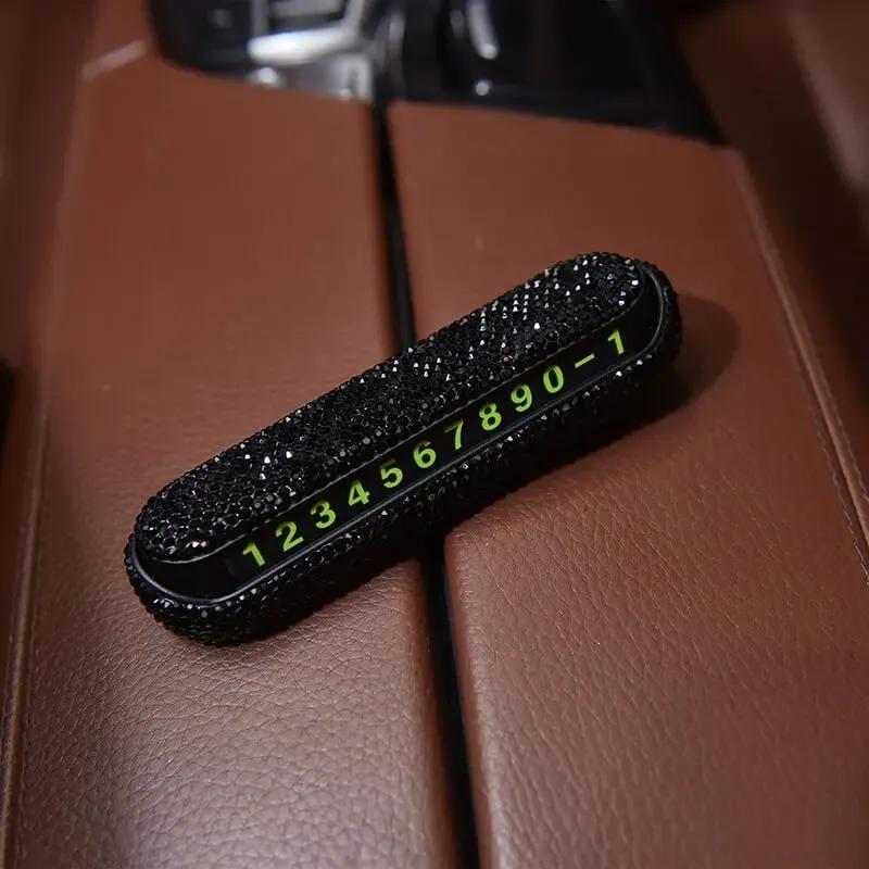 Временная карта парковки автомобиля Bling, номер телефона автомобиля, защита конфиденциальности, мгновенное переключение номера отображения и скрытие