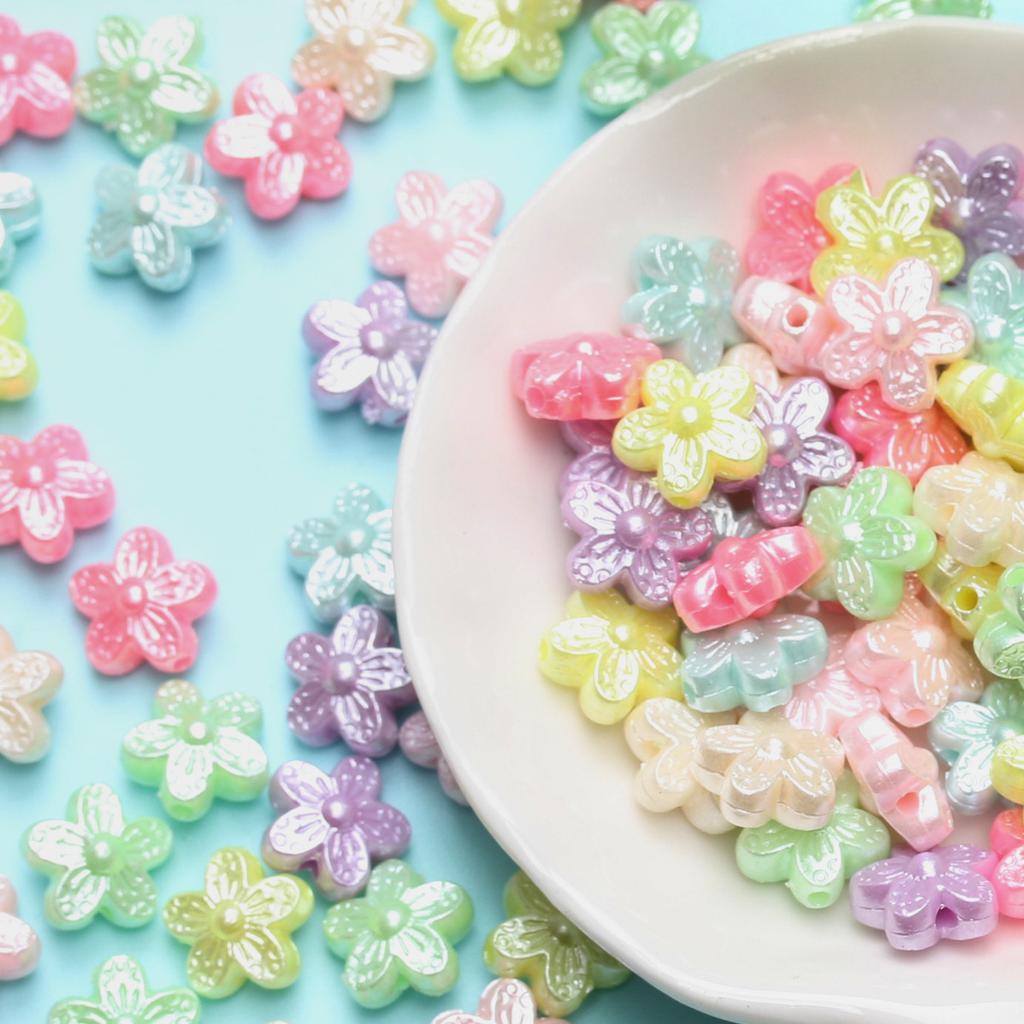 Аксессуары ручной работы ручной работы Материалы «сделай сам» Смешайте цвета Цветы 150/200 шт. Бусины-бабочки Браслет Ожерелье Мода Макарон Цвет Любовь