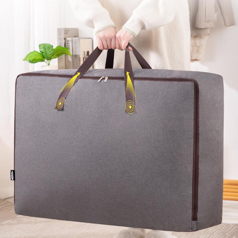 Большие пылезащитные сумки для хранения одежды под кроватью, ткань Оксфорд, стеганое одеяло, водонепроницаемая сумка для хранения, органайзер на молнии, гардеробные коробки