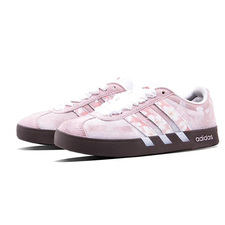 Adidas VL COURT 2.0 Big Mountain Manufacturing, Milk Colt Dumplings Synthetic Leather, Textile HQ1802(Team164-)