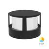Braytron 15W 1450lm 3in1 Round LED Wall Light Black IP65