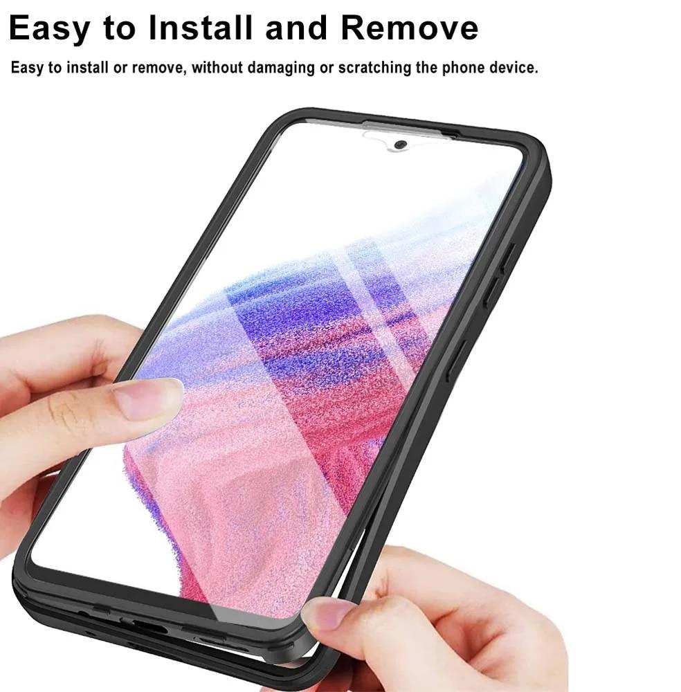 Двусторонний прозрачный чехол на 360 градусов для Samsung Galaxy iPhone Xiaomi Redmi Note POCO OPPO Pixel, объектив камеры, экран, полная защита, чехол для телефона
