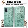 Кожаный флип-чехол с 3D собакой и кошкой для Samsung S20 S10 A10 A20 A30 A40 A50 A70 A80 M60 E Plus S20 Plus A51 A71, чехол для iPhone, Huawei, XiaoMi, кожаный чехол