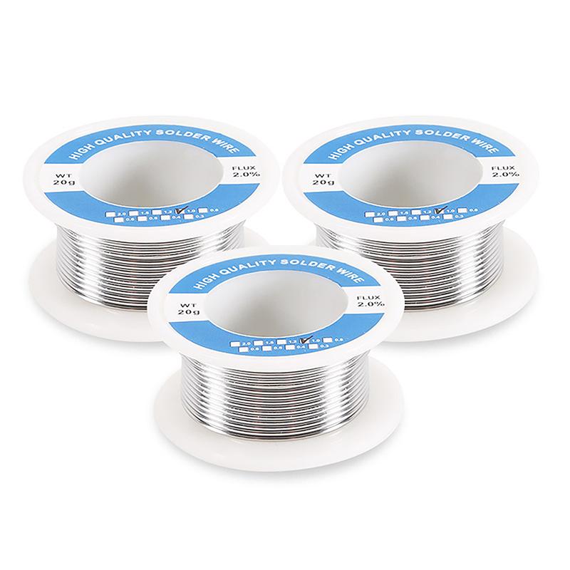 Многоцелевой сварочный флюс катушка железной проволоки диаметр аксессуары для дома 20G электронная паяльная проволока припой провода канифоль сердечник олово