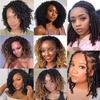 8inch Spring Twist Hair for Braids 30strands Curly Twist Water Wavy Crochet Hair Extensions Pre Looped Passion Spring Twist Hair