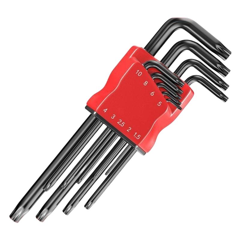 Точный Торцевой Ключ-Звездочка Torx Шестигранный Ключ С Рукояткой Эргономичной Формы Для Длительного Использования Инструмент для Обслуживания