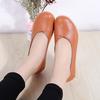 Women Leather Driving Moccasins Comfort Flats Casual Slip On Blue Nurse Plus Size Summer Ballet Shoes for Girl
