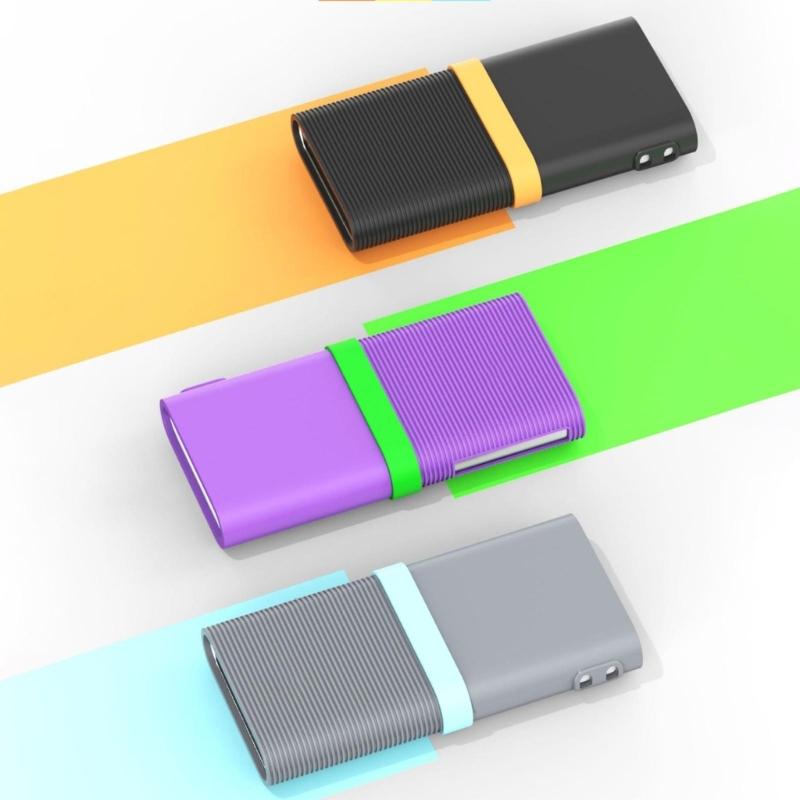 Универсальный Защитный Чехол для Power Bank 100W с Быстрой Зарядкой Гибкий Силиконовый Материал Нескользящий Захват Безопасность