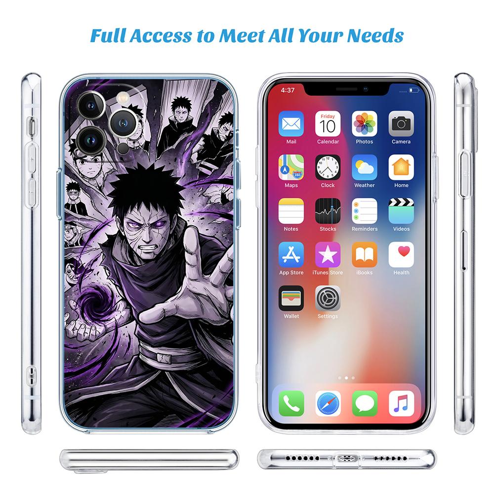 LO75 NARUTO Uchiha Obito Phone Case for Motorola Moto Edge 20 30 40 50 S30 Fusion Ultra Pro Neo Lite + G200 G23