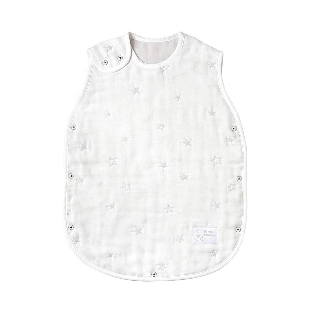 10mois Fluffy Gauze Baby 58cm For Newborns To 3 Years Product 20151055 (6-Layer Gauze) Sleeper, 100% Cotton, White, Length, Old, Number