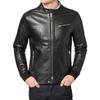 Men's Genuine Lambskin Black Leather Jacket Stylish Motorcycle Bomber Biker Outerwear MJ 89