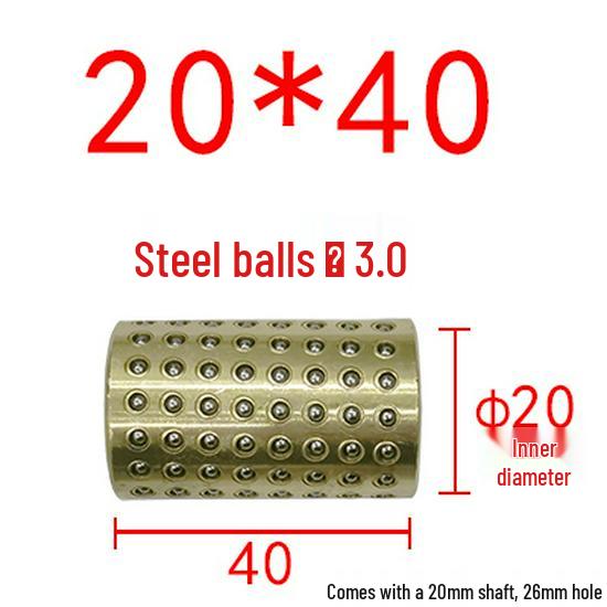 Golden Copper Ball Bearing Cage Mold Guide Bush Holder