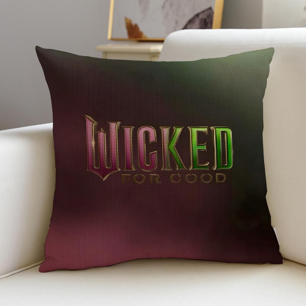 Magical WWickedS Cushion Cover Breathable and skinfriendly linen pillowcase square removable and washable cushion