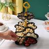 Фруктовая корзина-подставка для кухонной столешницы, 3-х уровневая, экономящая место подставка для фруктов, поднос для еды, органайзер для фруктов, закусок и десертов