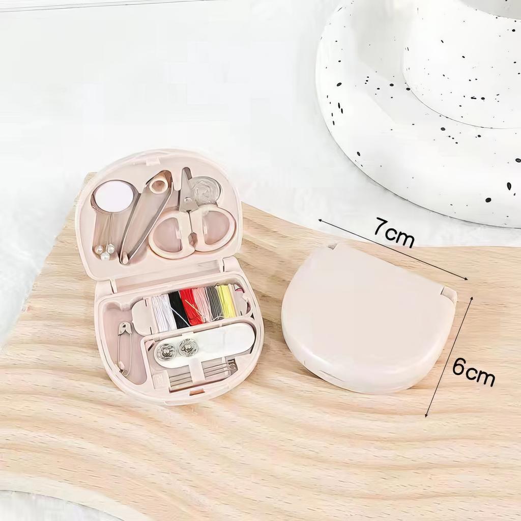 Adorable Pink Sewing Kit Complete Set with Everything You Need Compact & Convenient for On-the-Go Fixes