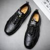 Мужская обувь класса люкс Мужские дизайнерские кроссовки из натуральной кожи Мужская обувь Повседневная модная спортивная обувь Мужские мокасины Обувь zapatos de hombre