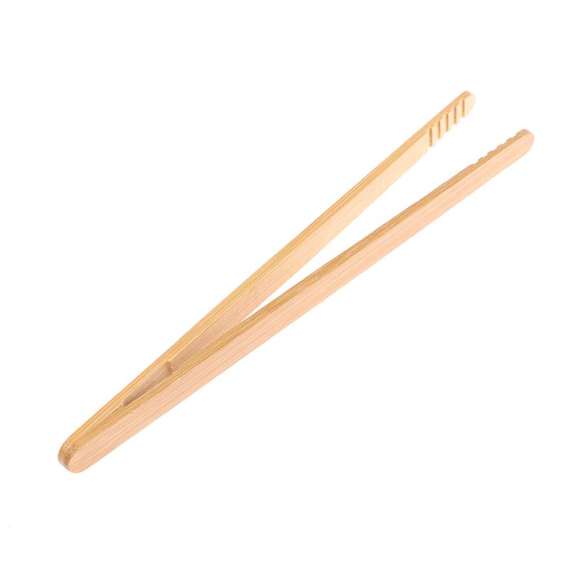 2 шт. бамбуковые щипцы деревянные пищевые тосты салат щипцы щипцы зажим для приготовления выпечки барбекю