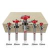 Adjustable Wood Hole Cutter 15/20/25/30/35mm Carpenter Forstner Drill Bit Set Carbide Tipped Boring Core Hole Drill