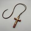 Unisex Design Rope Choker Chain Handmade Rear View Mirror Charm  Necklace For Men Women