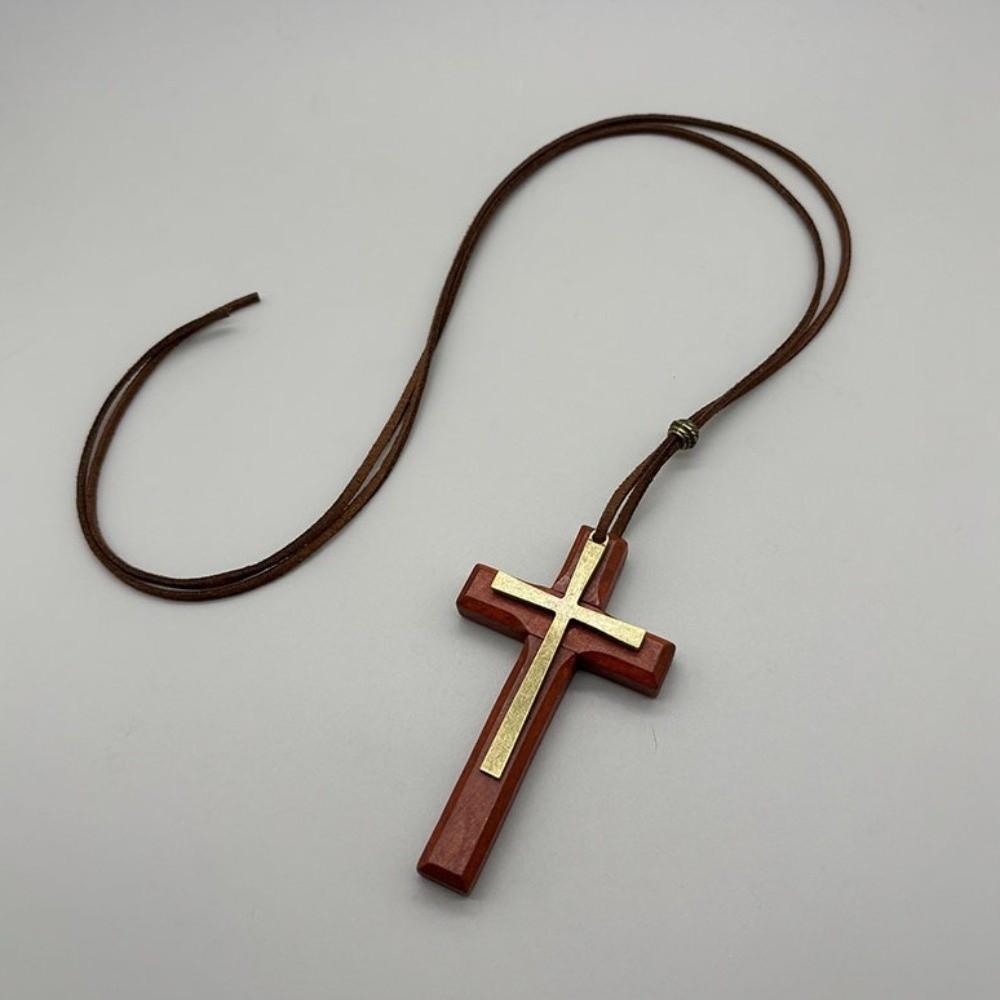 Unisex Design Rope Choker Chain Handmade Rear View Mirror Charm Necklace For Men Women