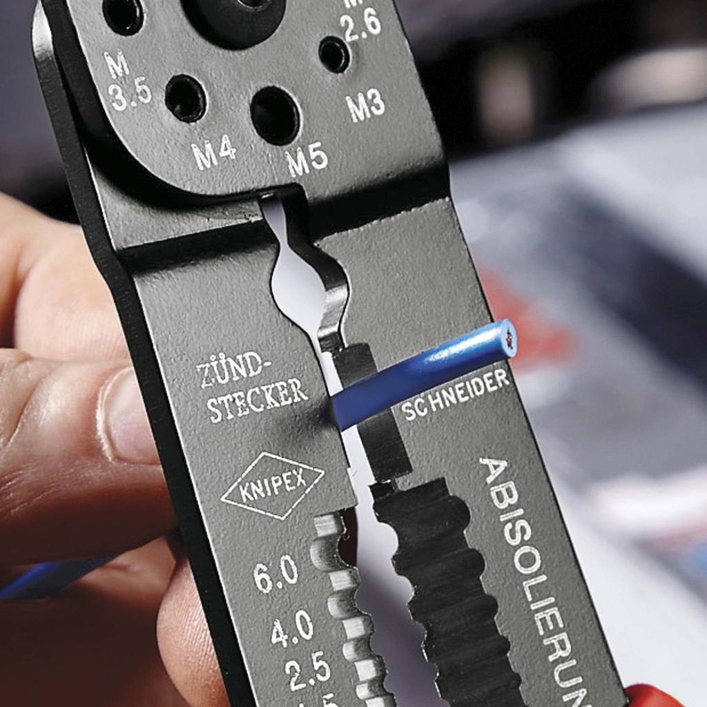 Клещи обжимные KNIPEX 9721-215B (SB)