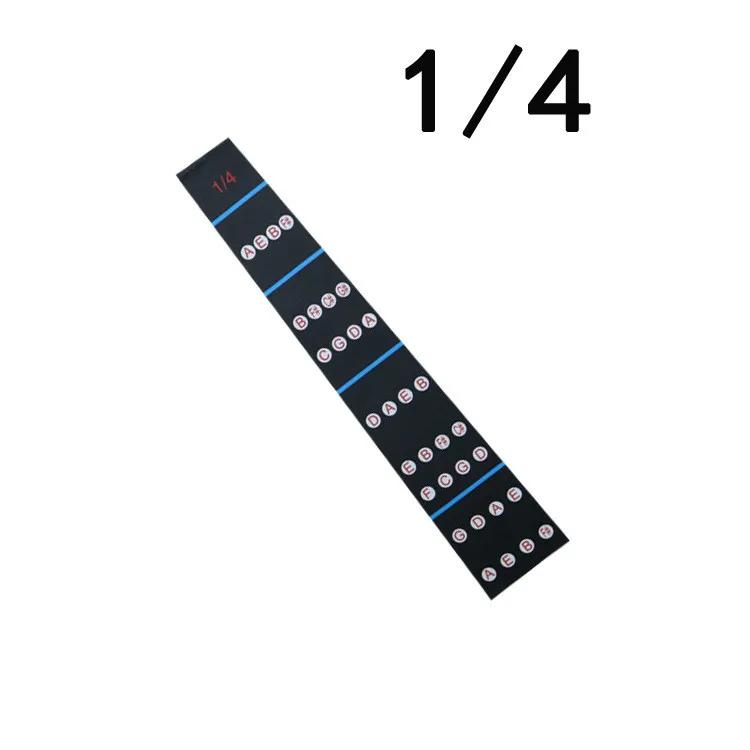 1 шт. наклейки на гриф для скрипки наклейки на высоту тона наклейки на пальцы без клея тренировочные аксессуары для шкалы