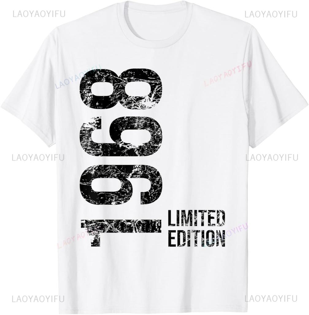 57th Birthday 57 Years Old Man Woman Vintage 1968 T-Shirt Funny Shirt Custom T-Shirt Unisex Summer Streetwear Tops Camisas