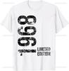 57th Birthday 57 Years Old Man Woman Vintage 1968 T-Shirt Funny Shirt  Custom T-Shirt Unisex Summer Streetwear Tops Camisas