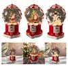 Christmas Musical Snow Globe Xmas Decorations Craft Collectible Artwork Desktop