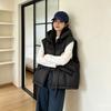 Womens Short Hooded Cotton Vest Slim Fit Casual Sleeveless Jacket Everyday Wear