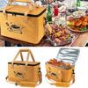 Large Capacity BBQ Drink Insulated Storage Bag Reusable Portable Thermal Food Bag with Handle for Grilling & Outdoor Parties
