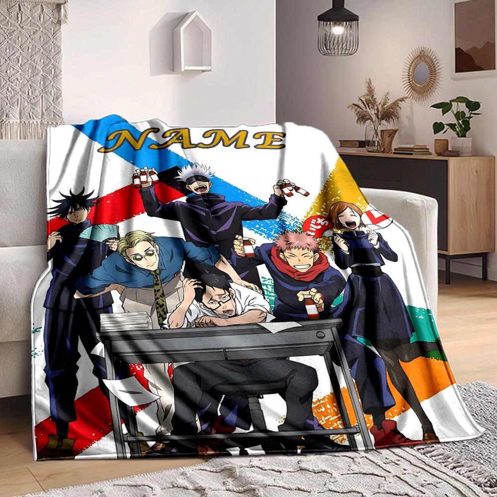 Custom 1pc School Uniforms Chaos Blanket, Soft And Comfortable Blanket, Casual Warm, Camping Travel Blanket, Birthday Gift Q9132