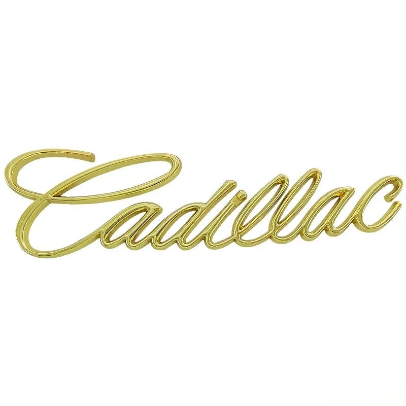 3D Metal Letter Car Tail Sticker Fender Side Trunk Badge For Cadillac Escalade ATS BLS CTS CT4 CT5 CT6 EXT STS SLS SLR SRX XLR AHI1
