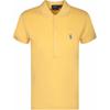 Polo логотип вышитый однотонный пуговицами короткий рукав рубашка поло женские топы желтый 211870236-020