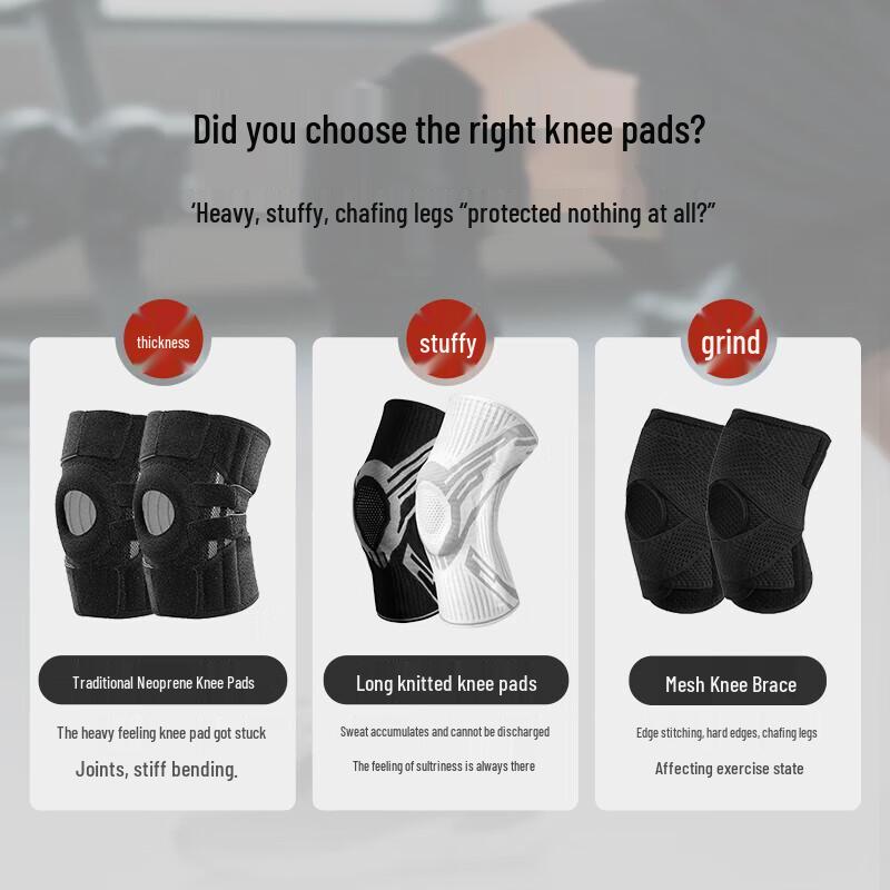 LI-NING Professional Sports Knee Brace with Spring Support
