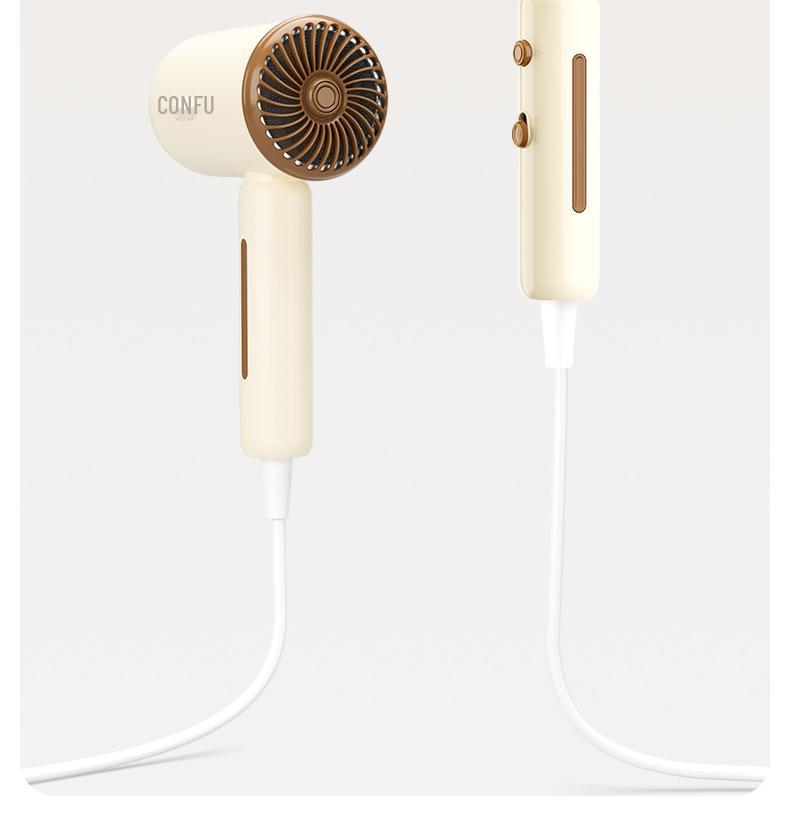 Фен высокой мощности Kangfu: Отрицательные ионы, быстросохнущий, сильный ветер для дома и путешествий