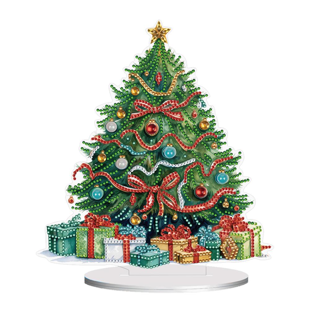 Special Shape Christmas Tree Diamond Painting Tabletop Ornament DIY Diamond Art Table Decor Diamonds Painting Desktop Decoration