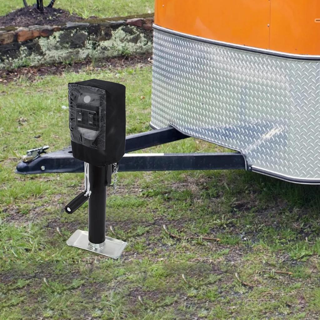 Защитная крышка для домкрата автодома, погодостойкий протектор, крышка для дышла с прозрачным окном для автодома, мобильного дома, гаража, внедорожного прицепа, морского транспорта