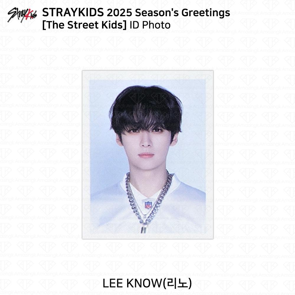 Stray Kids 2025 Поздравления с праздником Дети улиц Фотокарточка Удостоверение личности Фото Сообщение открытка