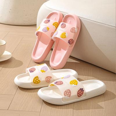 Модные летние сандалии Kawaii Junior Flat Cute Shoes для женщин 2024 года, женские тапочки для ванной в корейском стиле, распродажа, уникальный тренд B из ПВХ