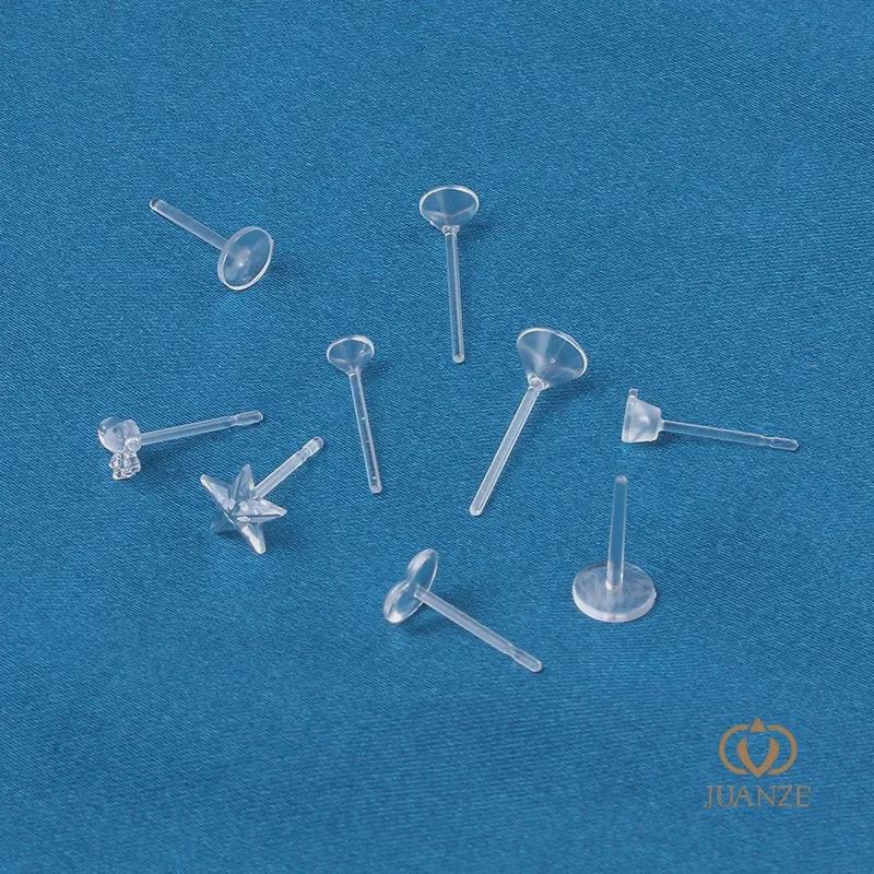 Невидимые украшения для ушей своими руками: Прозрачные серьги, гвоздики, клипсы и винты — аксессуары для безболезненного преобразования