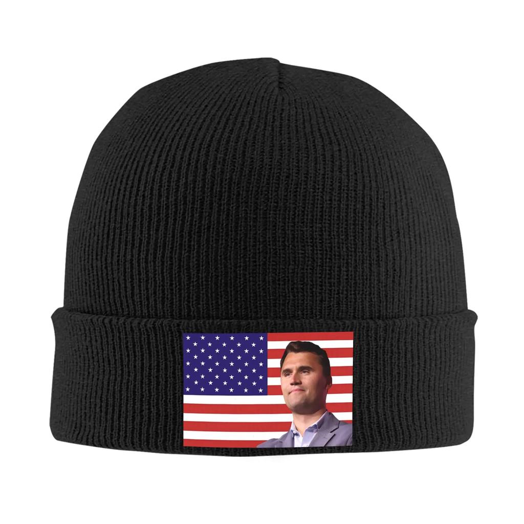 New Freedom Charlie Kirk Knitted Hat Beanies Winter Hat Warm Acrylic Street Cap Men Women Gift